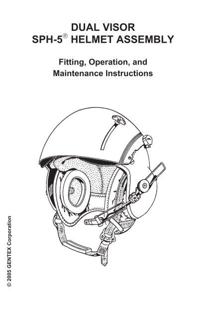 gentex helmet parts diagram.